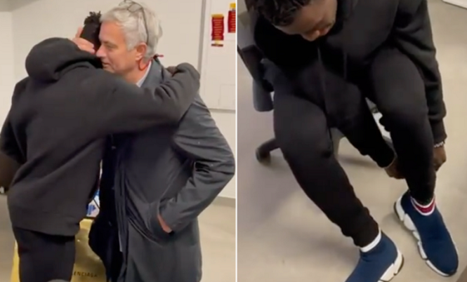 Afena-Gyan xúc động khi được Mourinho tặng đôi giày 800 euro