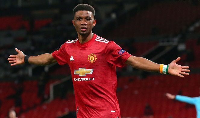 Amad Diallo trẻ thứ tư của MU khi ghi b&agrave;n trước AC Milan