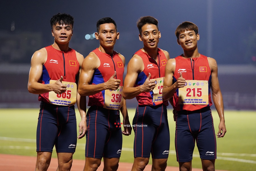 &ldquo;Vua tốc độ&rdquo; Ngần Ngọc Nghĩa r&aacute;p đội h&igrave;nh 4x100m trước thềm SEA Games 31
