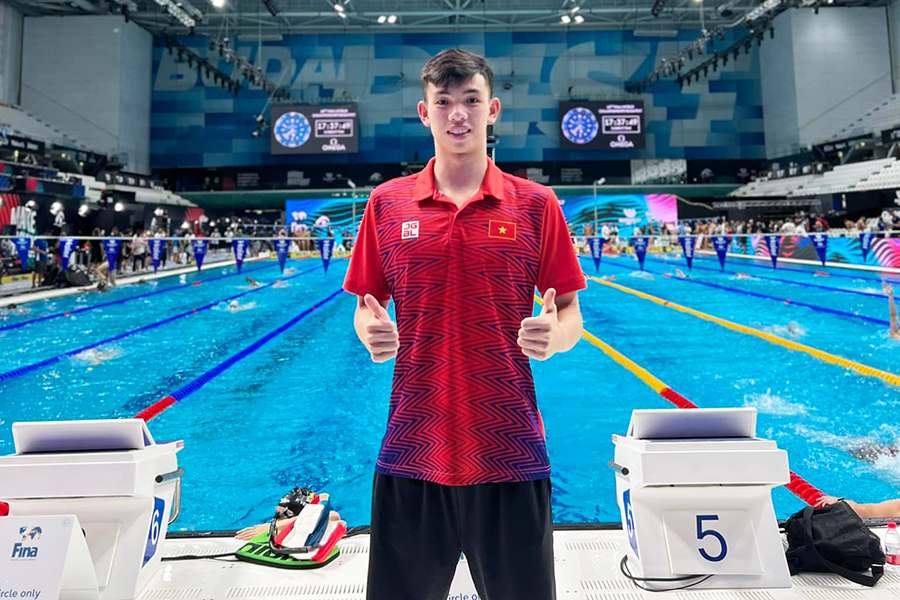 Nguyễn Huy Hoàng và tuyển bơi Việt Nam ra quân tại giải thế giới 2022 Nguyễn Huy Hoàng và tuyển bơi Việt Nam ra quân tại giải thế giới 2022
