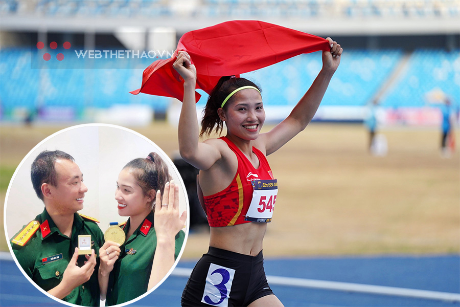 Màn cầu hôn đậm chất lính của Người đẹp 7 môn Nguyễn Linh Na sau cú đúp vàng SEA Games Màn cầu hôn đậm chất lính của Người đẹp 7 môn Nguyễn Linh Na sau cú đúp vàng SEA Games