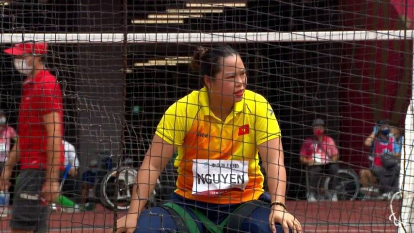 Nguyễn Thị Hải có SB ném đĩa ngồi F57 Paralympic Tokyo, chưa đủ giành huy chương Nguyễn Thị Hải có SB ném đĩa ngồi F57 Paralympic Tokyo, chưa đủ giành huy chương