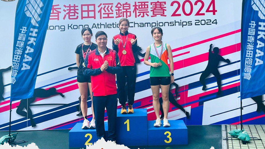 Nguyễn Thị Oanh giành HCV chạy 3000m chướng ngại vật giải điền kinh Hong Kong mở rộng 2024