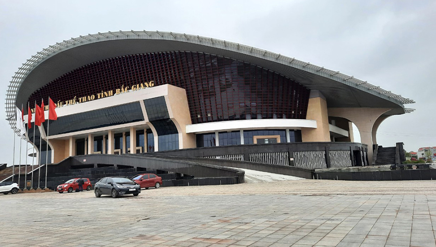 Nhà thi đấu Bắc Giang phục vụ môn cầu lông SEA Games 31 sẵn sàng vào tháng 3