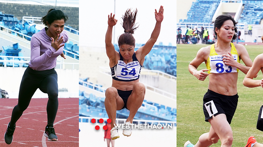Sự trở lại ấn tượng của ba “nữ hoàng điền kinh” trước SEA Games 31