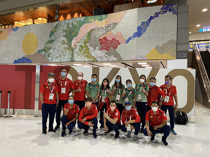 Olympic Tokyo 2021: 6 đội tuyển của Đoàn Thể thao Việt Nam về nước