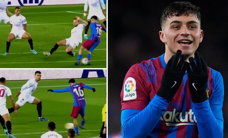 Pedri khiến CĐV Barca phát cuồng khi ghi bàn như Messi