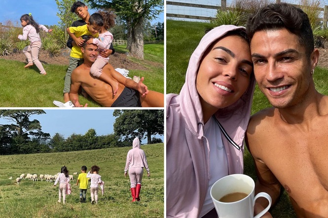 Gia đình Ronaldo khoe ảnh cuộc sống đồng quê ở Manchester Gia đình Ronaldo khoe ảnh cuộc sống đồng quê ở Manchester