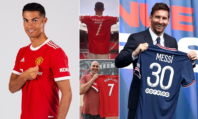 Ronaldo đánh bại Messi về số lượng bán áo đấu MU sau 8 ngày Ronaldo đánh bại Messi về số lượng bán áo đấu MU sau 8 ngày