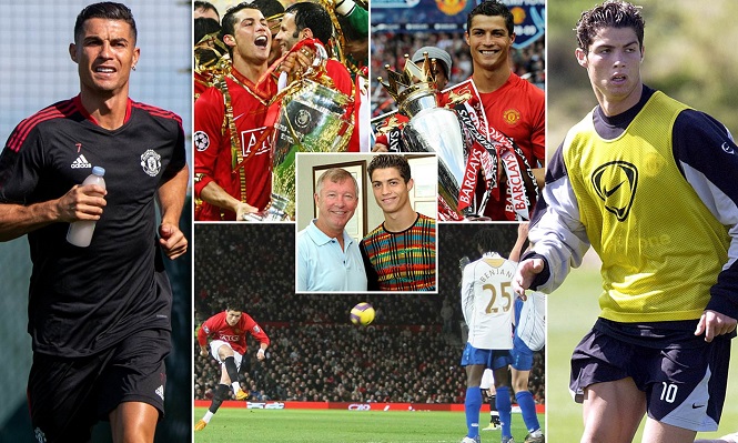 Hình ảnh đặc biệt của Ronaldo: Từ cậu bé gầy gò đến cựu binh cơ bắp