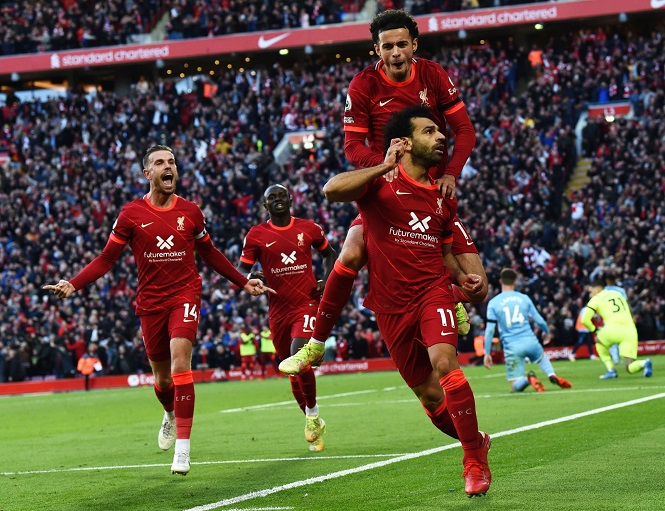 Salah được chấm điểm gần tuyệt đối sau màn thăng hoa với Liverpool Salah được chấm điểm gần tuyệt đối sau màn thăng hoa với Liverpool