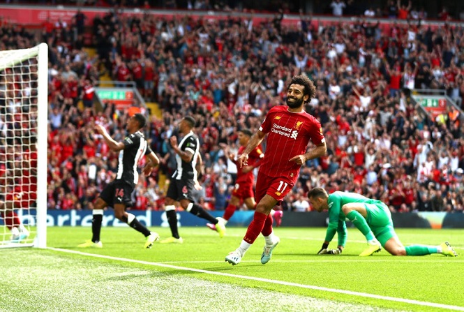 Salah san bằng kỷ lục của Vardy với thành tích vượt trội