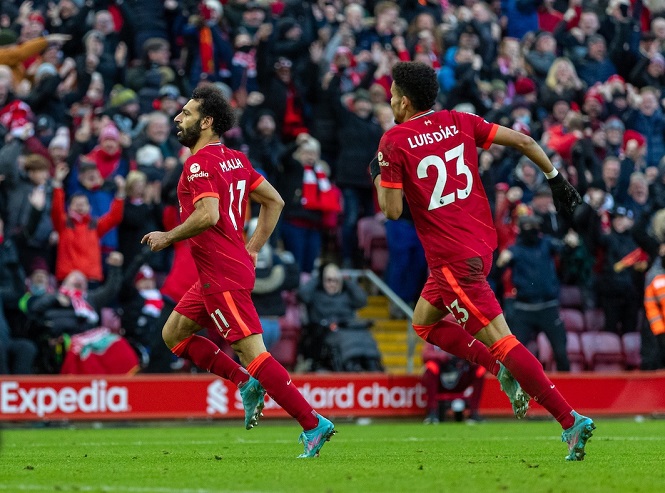 Salah đạt 150 b&agrave;n nhanh thứ hai cho Liverpool trong lịch sử