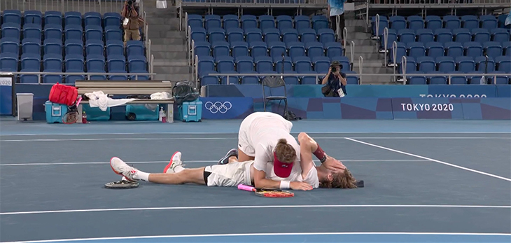 Kết quả tennis Olympic mới nhất: Đoàn Nga chiếm số 1