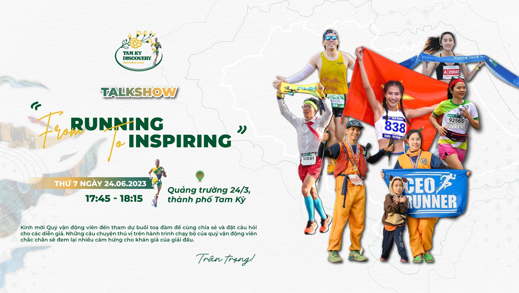 Tam Kỳ Discovery Marathon 2023 có cơ cấu giải thưởng hấp dẫn, thu hút tuyển thủ quốc gia “săn giải”