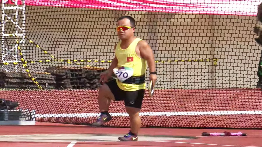 Điền kinh ASEAN Para Games 2022: Việt Nam giành 3 HCV, 2 HCB, 1 HCĐ ngày mở màn