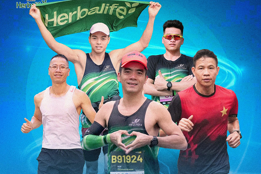 TRIO H24 Team 2 “không đứng bên lề” hạng mục Đồng đội Giải Bán Marathon Quốc tế Việt Nam 2024 tài trợ bởi Herbalife TRIO H24 Team 2 “không đứng bên lề” hạng mục Đồng đội Giải Bán Marathon Quốc tế Việt Nam 2024 tài trợ bởi Herbalife