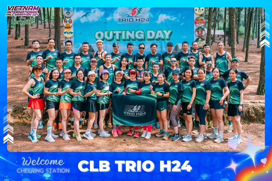 Câu lạc bộ Trio H24 dự Giải Bán Marathon Quốc tế Việt Nam 2024 tài trợ bởi Herbalife với kỷ lục không nhóm nào theo kịp Câu lạc bộ Trio H24 dự Giải Bán Marathon Quốc tế Việt Nam 2024 tài trợ bởi Herbalife với kỷ lục không nhóm nào theo kịp