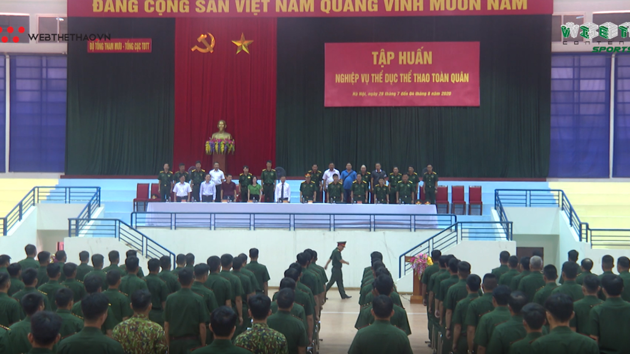 Khai mạc lớp tập huấn nghiệp vụ thể thao toàn quân năm 2020