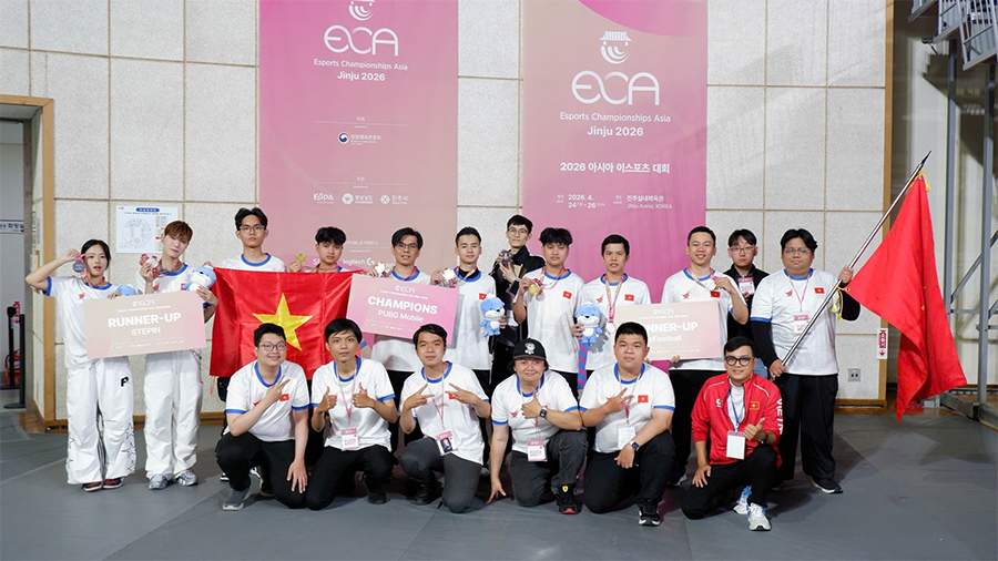 Esports Việt Nam tỏa sáng tại ECA 2026 với 4 huy chương