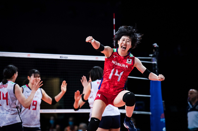 Ấn tượng ngày thi đấu 6/6 giải bóng chuyền Volleyball Nations League 2021 qua ảnh