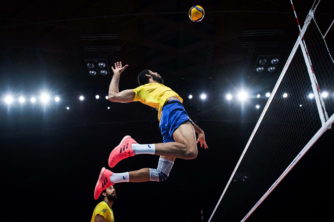 Những hình ảnh ấn tượng tại nội dung nam Volleyball Nations League 2021