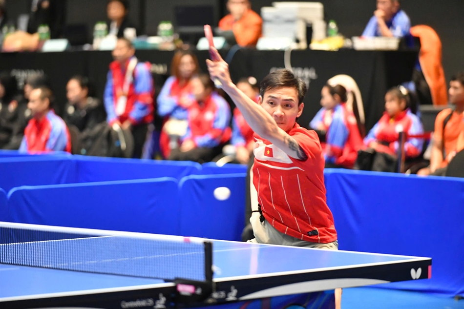 ASEAN Para Games 13: Phạm Thế Tiến tạo cột mốc mới cho Bóng bàn Việt Nam