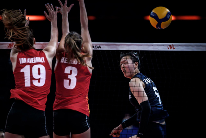 Bảng xếp hạng nữ Volleyball Nations League 2021 sau tuần thi đấu thứ 3